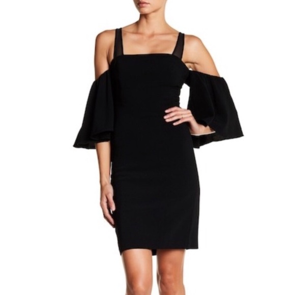 CINQ A SEPT Monroe Cold Shoulder Dress - Picture 2 of 8